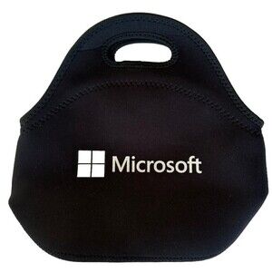Microsoft Lunch Tote Bag Lightweight, Insulated and Reusable with zipper